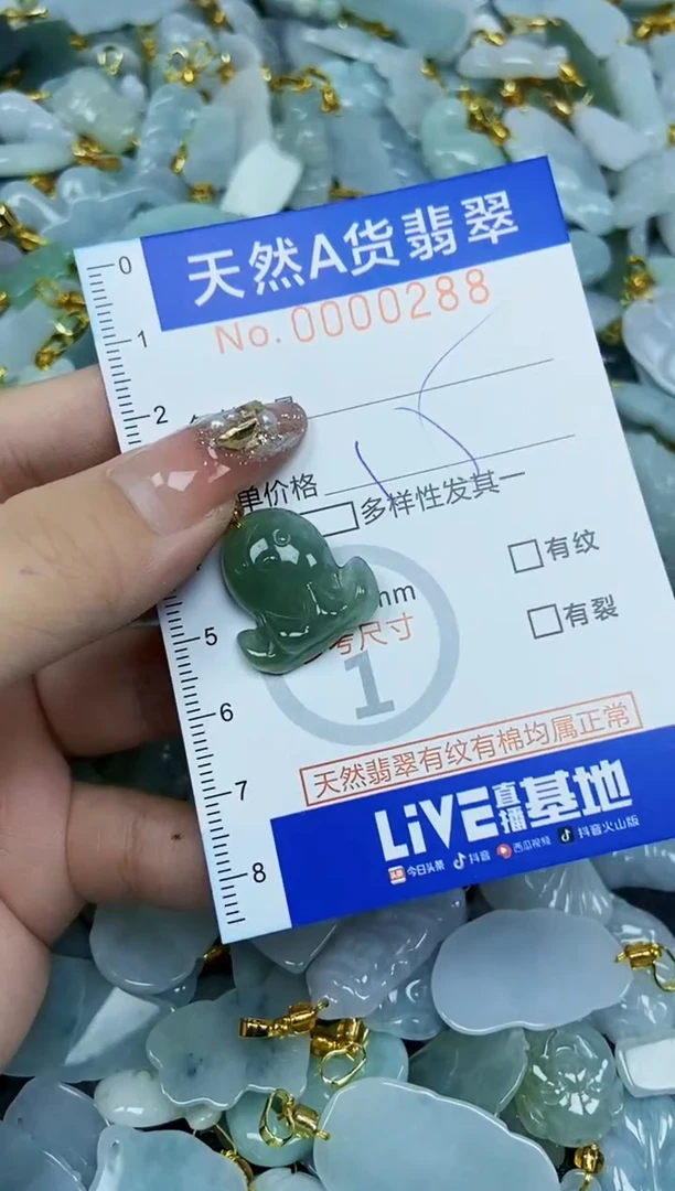 翡翠未镶嵌颈饰天然A货翡翠