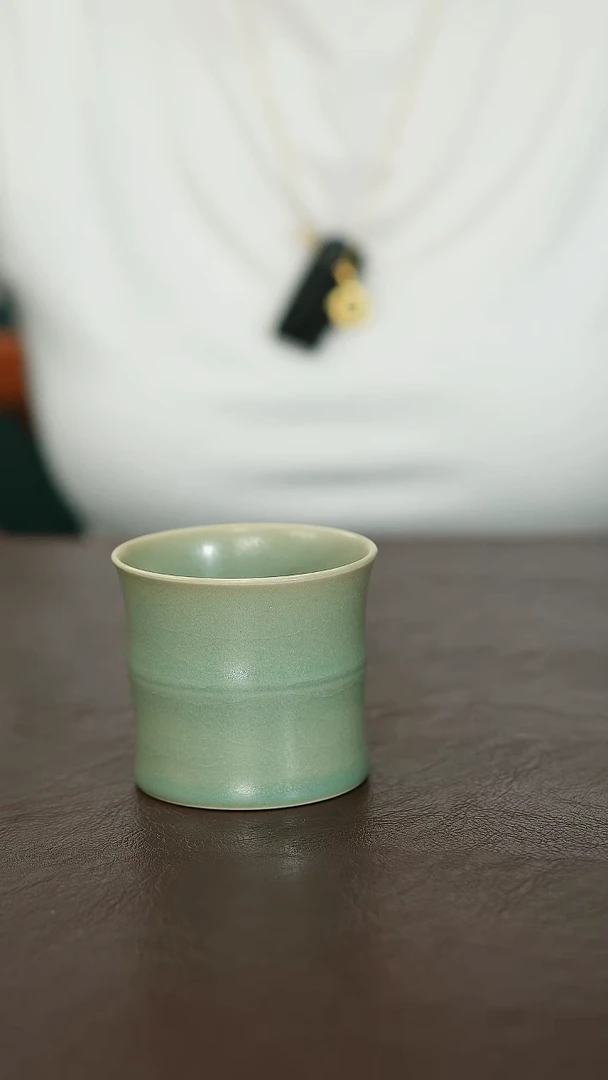 摆件原矿汝宋汝瓷458柴烧