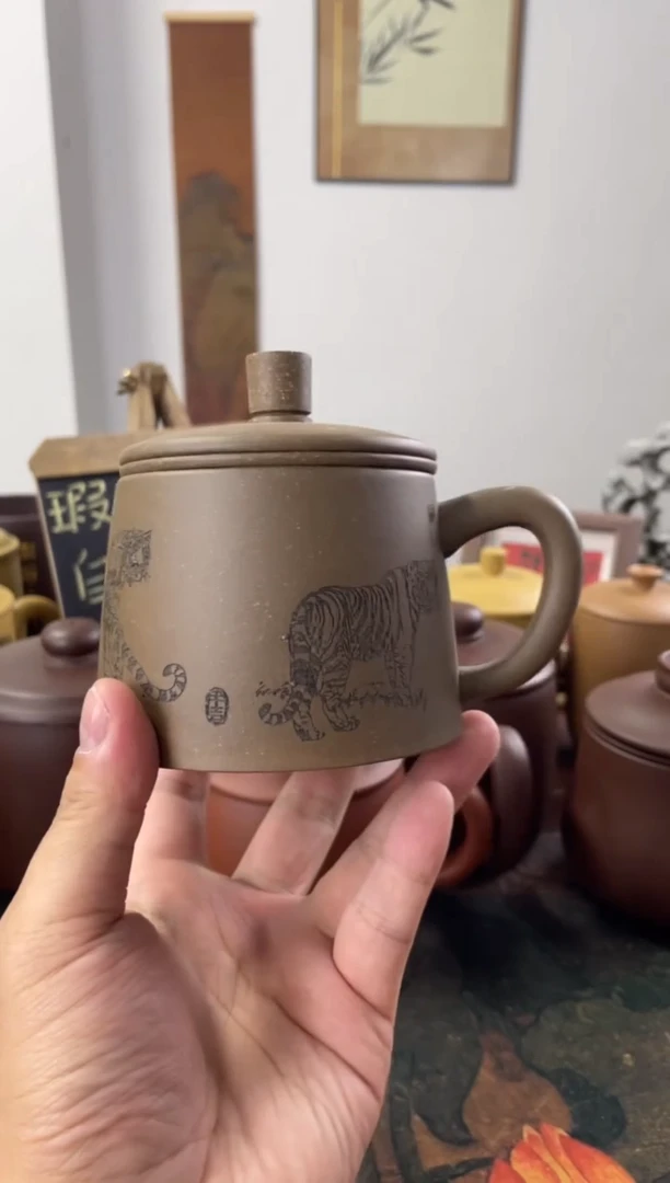 茶杯紫砂微瑕处理介意勿拍五虎三件套