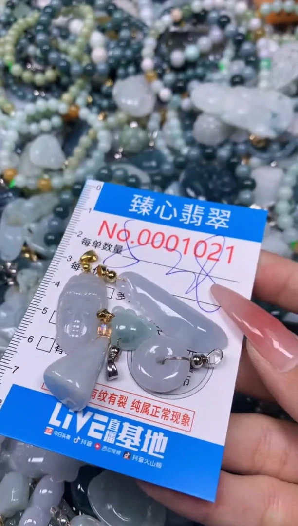 【闪购商品】翡翠颈饰未镶嵌含绳0001021