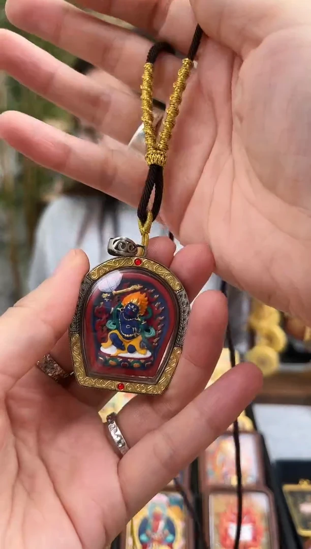 【闪购商品】吊坠金银错-门形泥擦不动