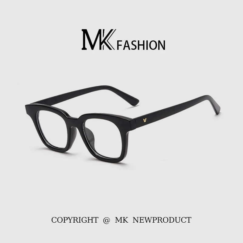 黑色粗框眼镜女护眼防辐射抗蓝光素颜神器可配近视日系方形眼镜框