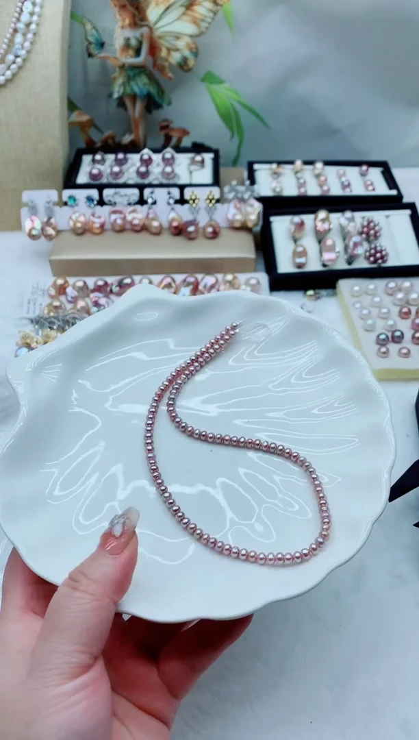 颈饰未镶嵌淡水珍珠多样性发其一【非无瑕】不做扣