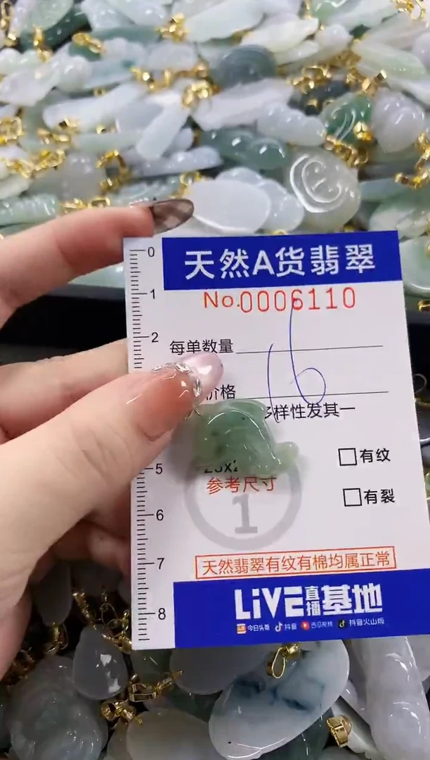 颈饰未镶嵌翡翠天然A货翡翠