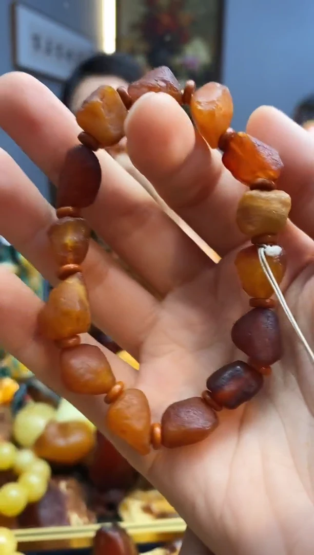 未镶嵌琥珀手串手串