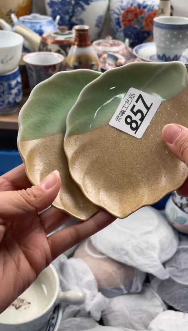 【闪购商品】瓷片857然曦海外工艺品///