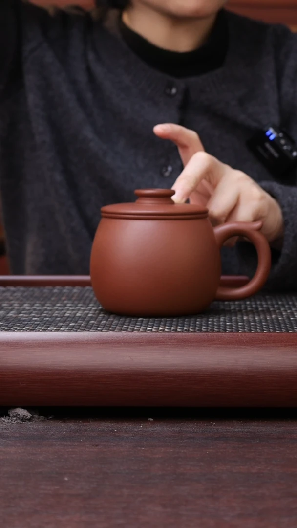 【闪购商品】紫砂茶杯尾单不带礼盒紫泥三件套