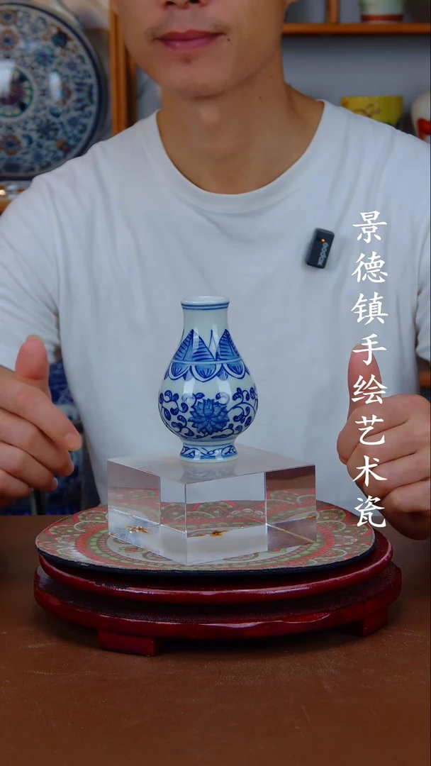 现代景德镇手工手绘陶瓷摆件7