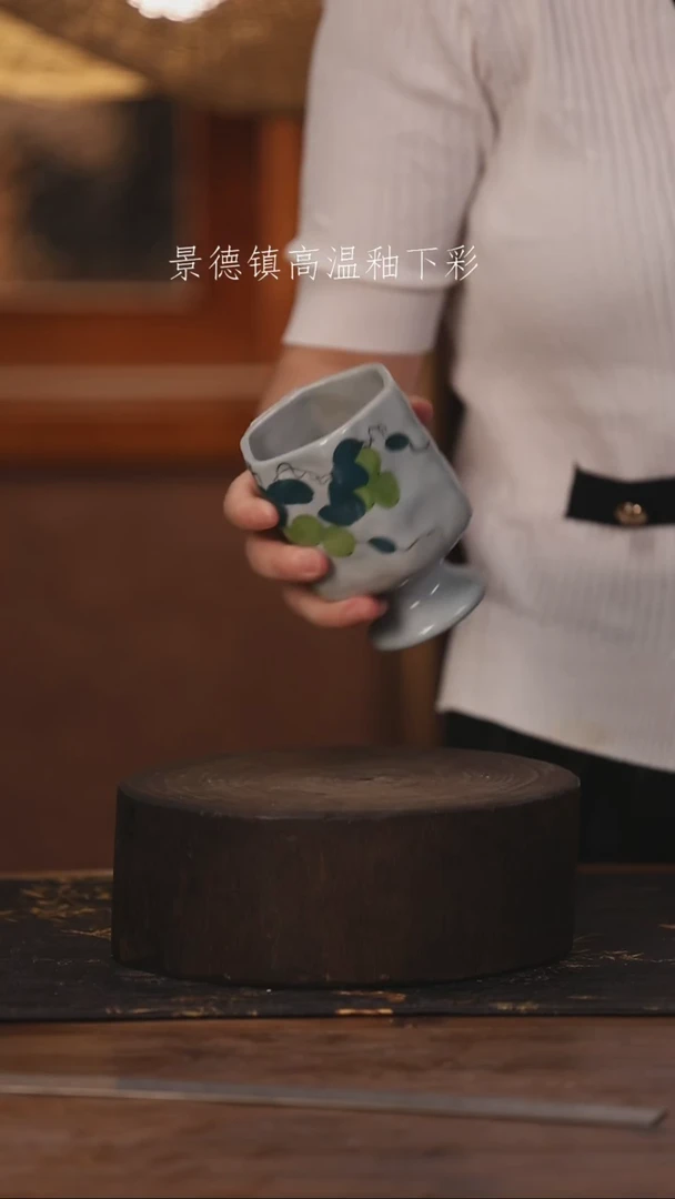 陶瓷景德镇高温釉下手绘陶瓷175