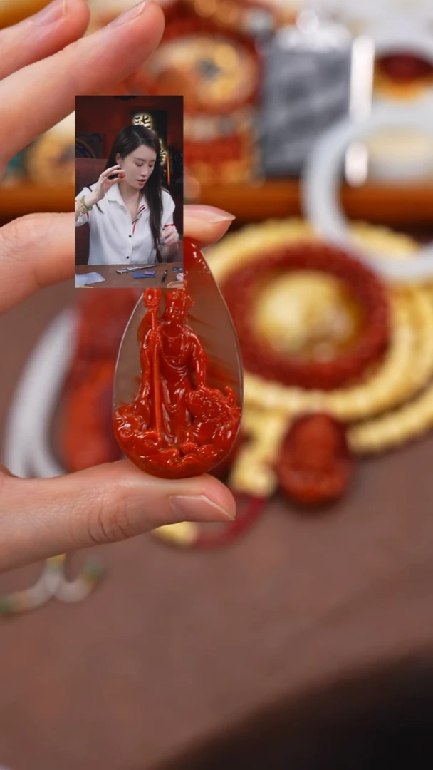 未镶嵌1南红玛瑙亲****.柒禧文玩回血好物