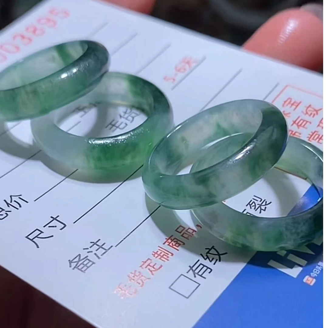 缅甸翡翠A货戒指