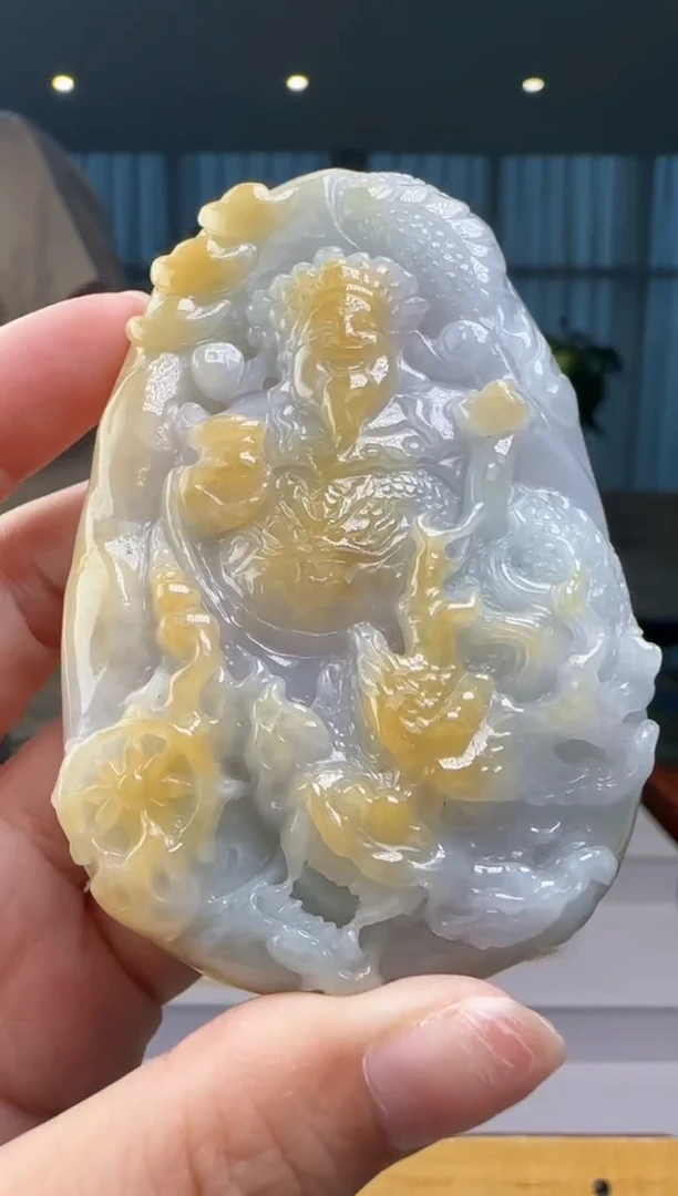 翡翠未镶嵌颈饰YL@@960Q3J16439