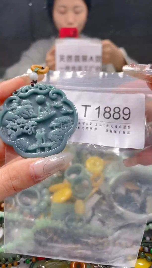 【闪购商品】翡翠颈饰未镶嵌/T/翡翠A货一图一物