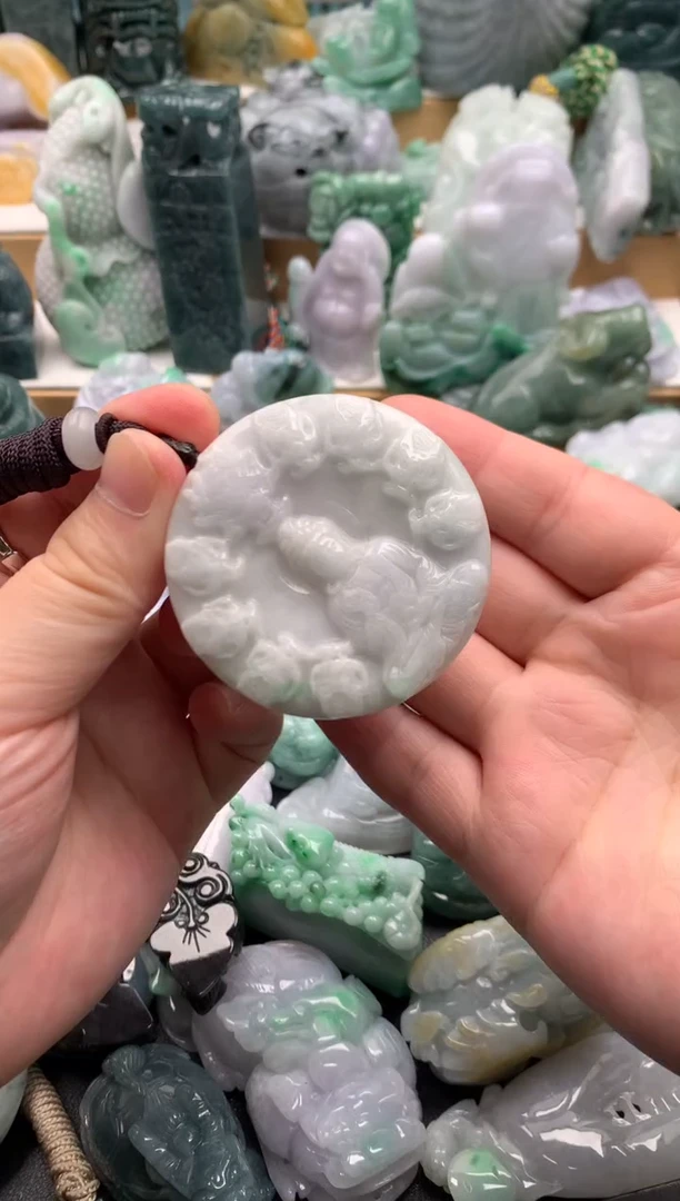 吊坠(不含链)未镶嵌翡翠1