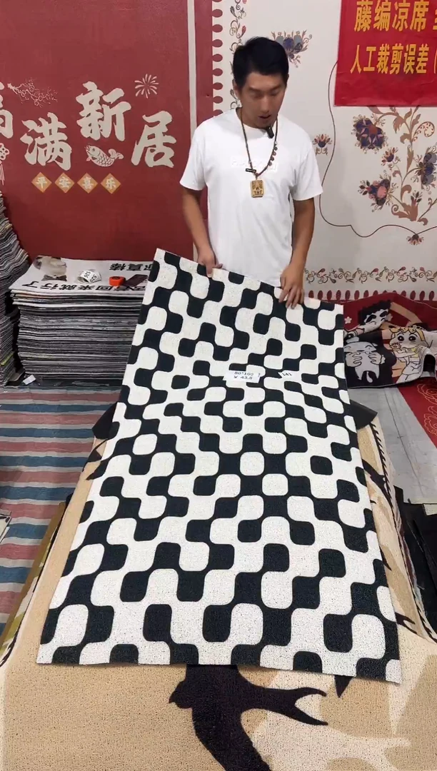 不退不换瑕疵丝圈地毯80*160cm141