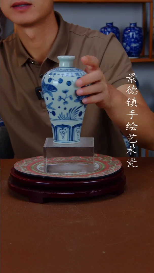 现代景德镇手工手绘陶瓷摆件6