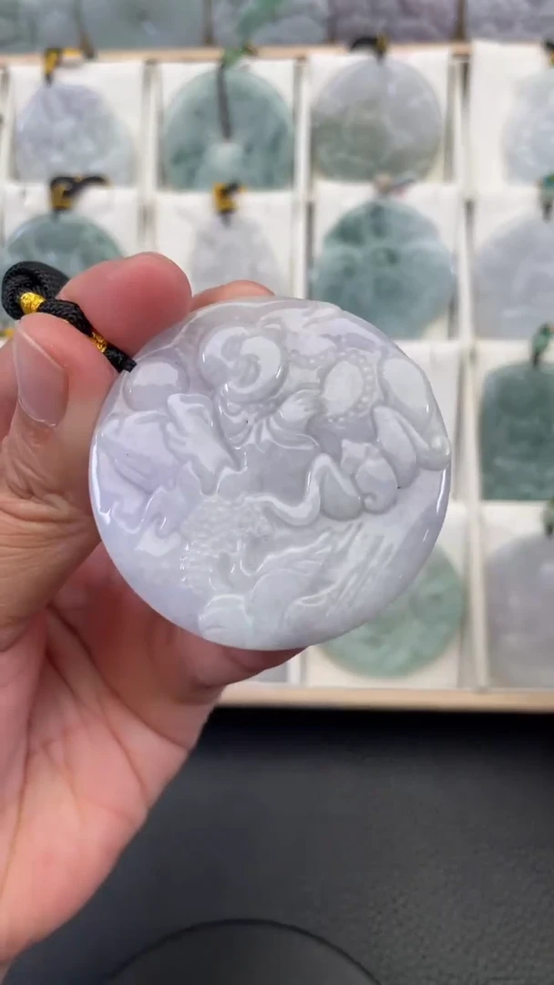 颈饰未镶嵌翡翠天然缅甸翡翠A货167