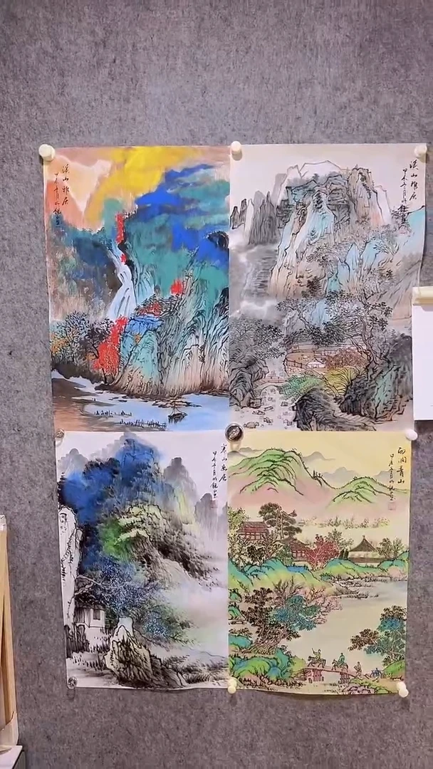 国画明锐国画作品《任意一张》1