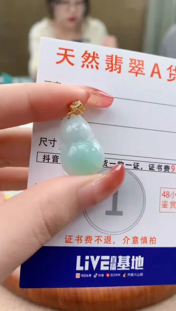 颈饰未镶嵌翡翠天然A货翡翠挂件