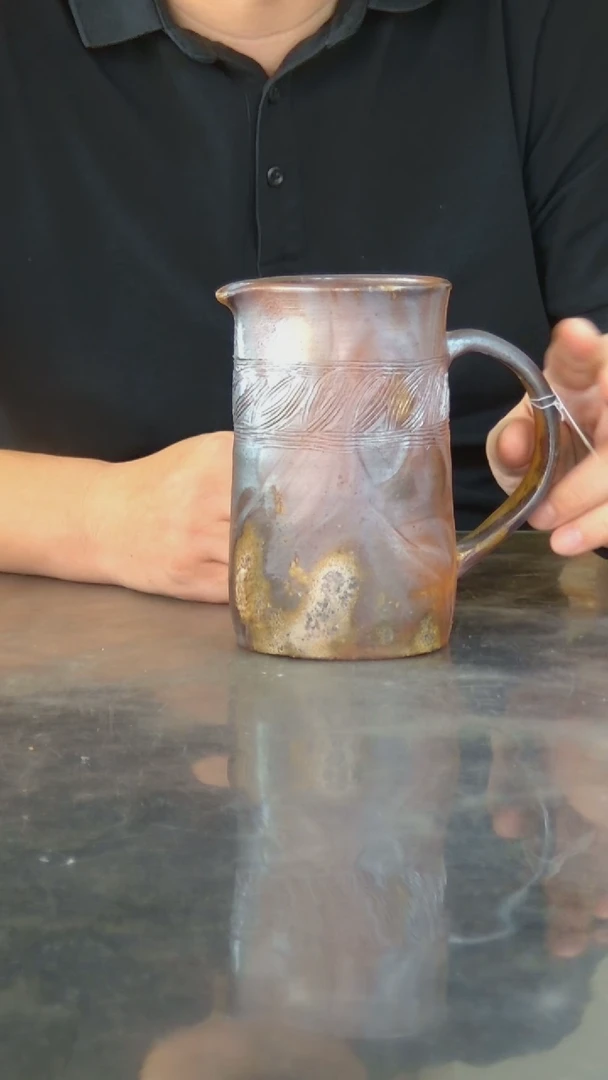 陶土备前烧水柱700ML