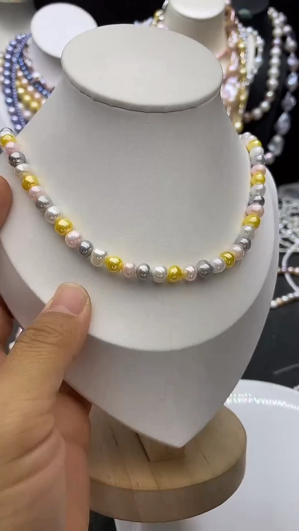 颈饰未镶嵌淡水珍珠多人