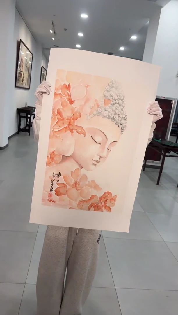 国画6送书众合郝凤先老师作品