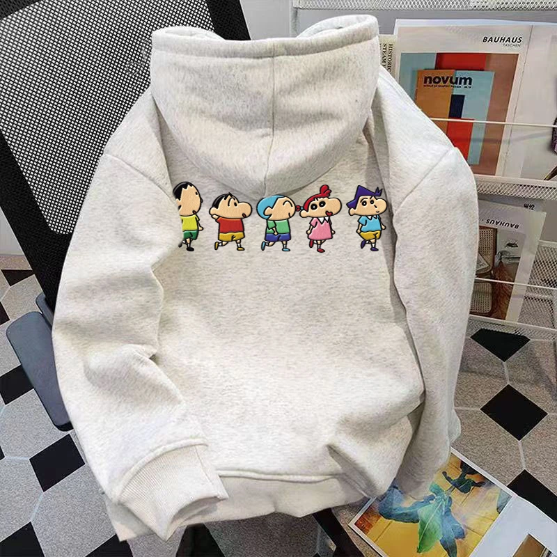 重磅连帽卫衣ins日常松弛感复古仿绣花时尚宽松男女同款oversize