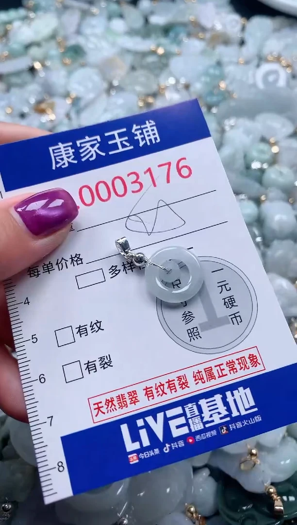 颈饰未镶嵌翡翠3176
