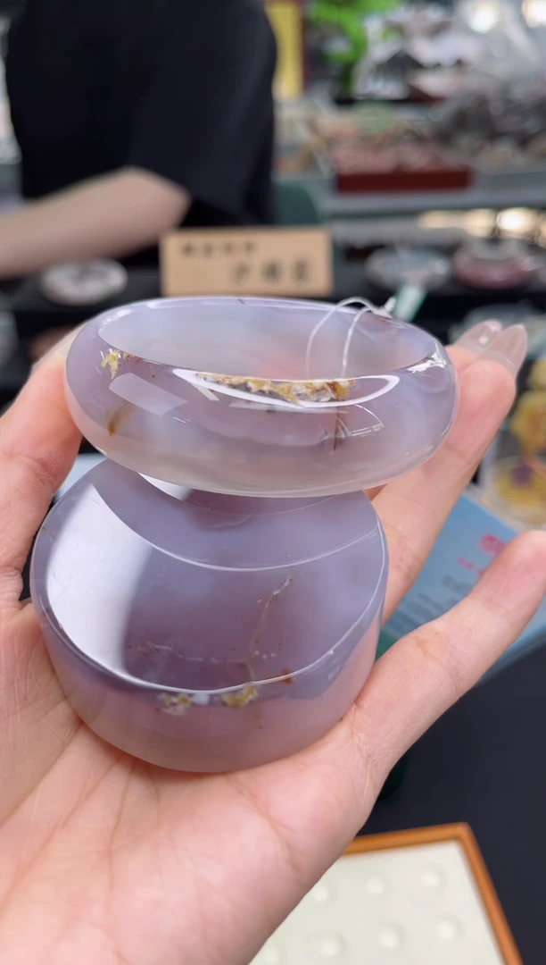 【闪购商品】石英质玉手镯未镶嵌60圈口（赠品镯心）6235147