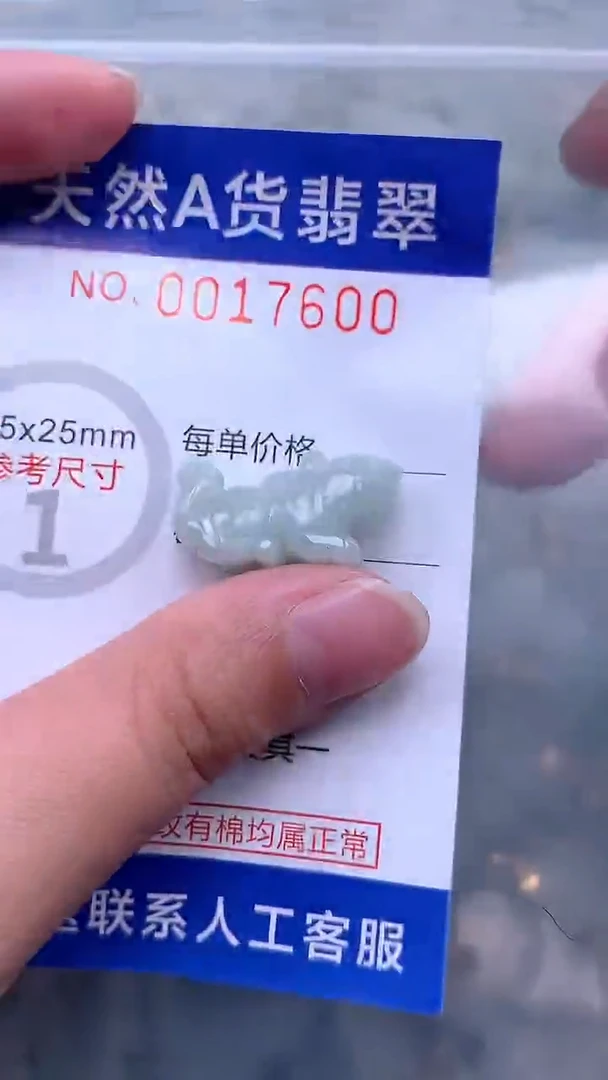 翡翠未镶嵌吊坠(不含链)1