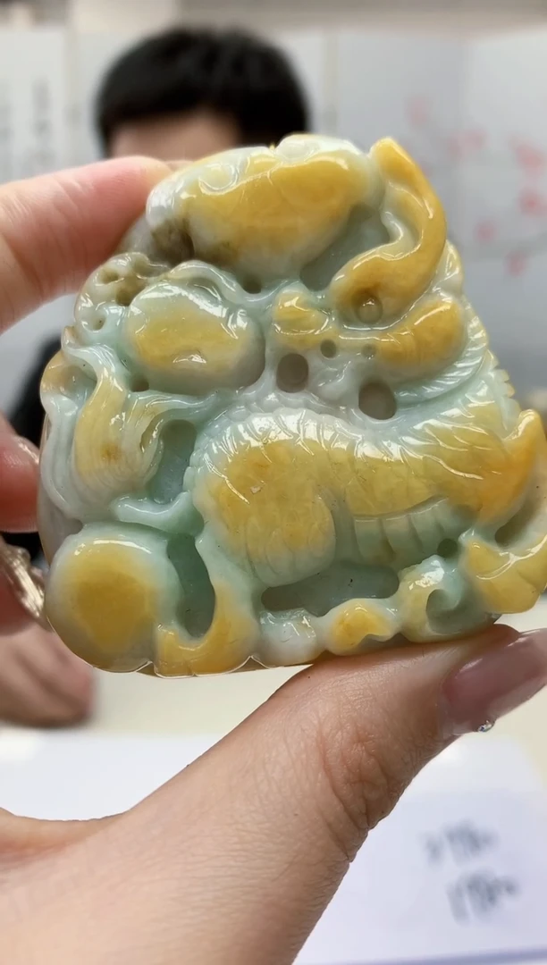 【闪购商品】定制翡翠未镶嵌5153jw-毛货挂件91