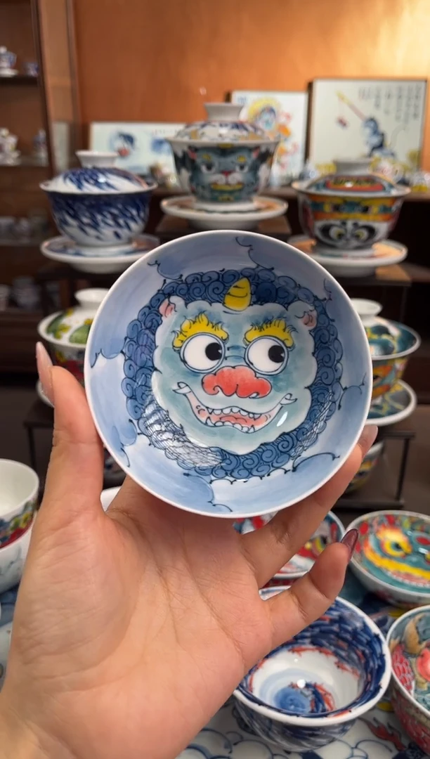 陶昨明蓝貔貅普洱杯（福利价格）