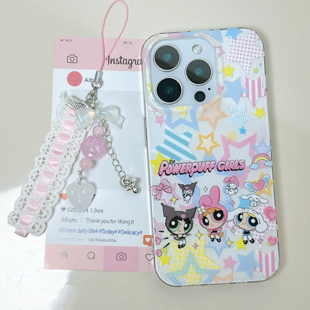 IMD手机壳三丽鸥飞天女警适用苹果16iPhone15华为小米oppovivo