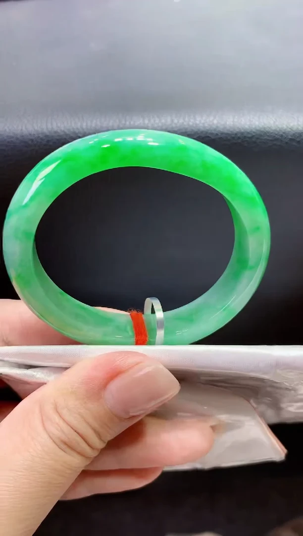 未镶嵌手镯翡翠K301天然缅甸A货翡翠贵妃53圈口