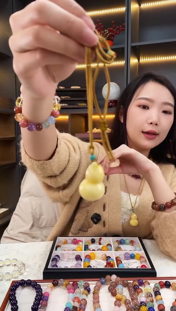 未镶嵌手链水晶葫芦项链
