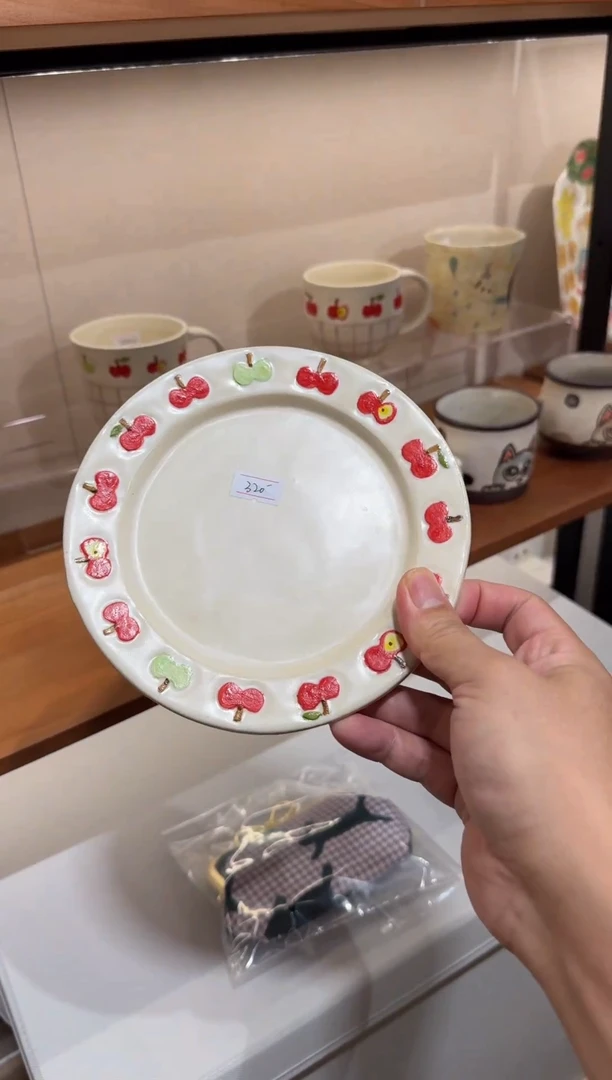 陶?***?日本陶艺手作作家器物松野美纪圆盘