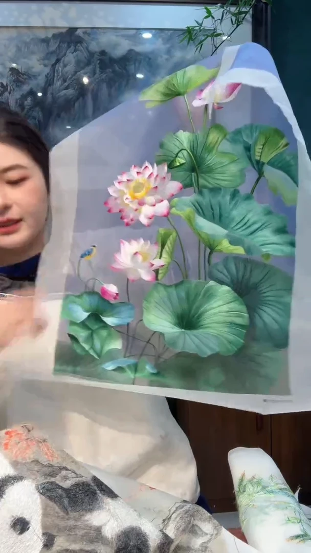 刺绣非遗苏绣手工刺绣单面绣