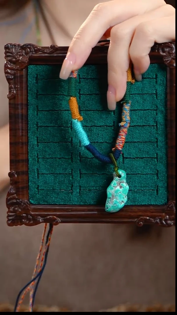 未镶嵌绿松石项链绿松