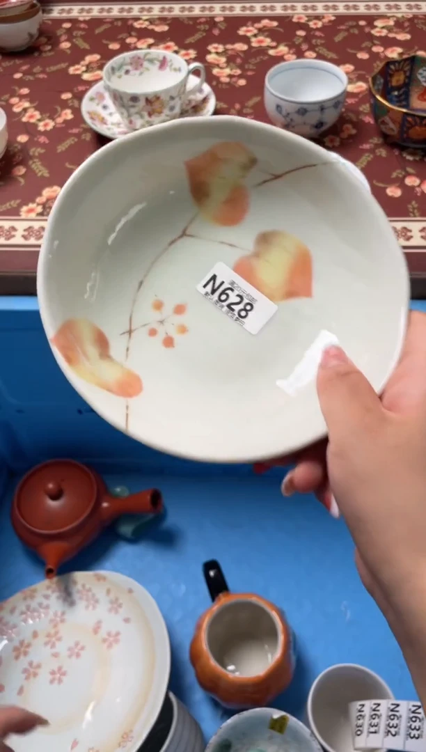 瓷片熬****夜瓷器瓷器N628