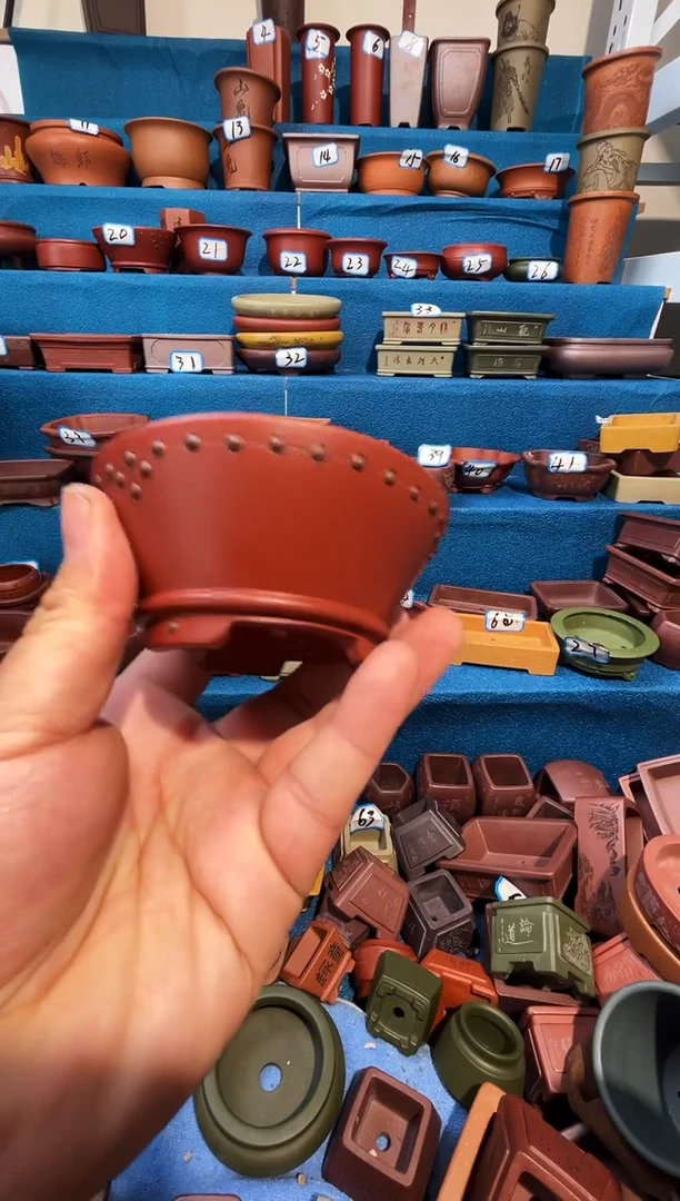 【闪购商品】紫砂紫砂花盆10*4