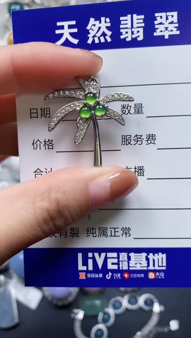 【闪购商品】翡翠颈饰银S925镶嵌0187
