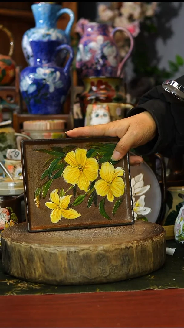 陶瓷272景德镇手工手绘釉下彩