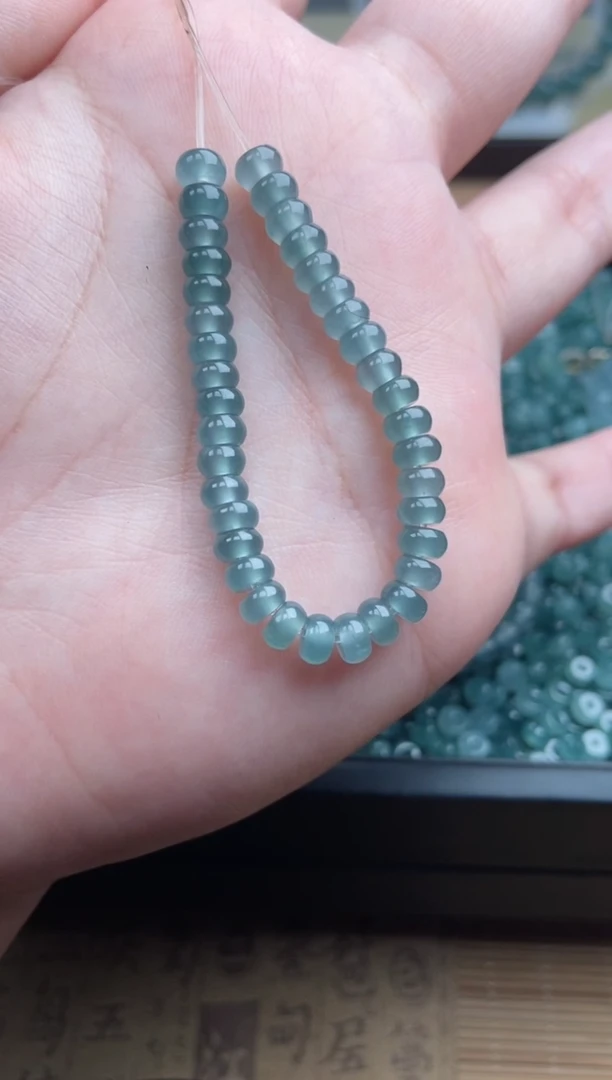 【闪购商品】翡翠手链未镶嵌多样性发货算盘珠55颗卡5