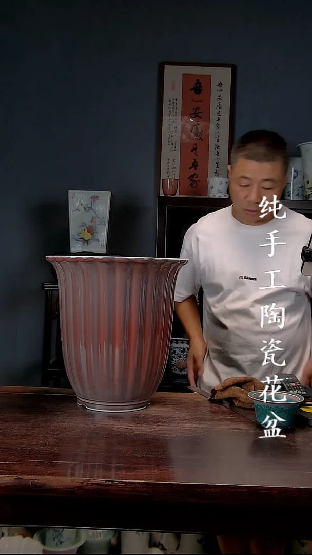 景德镇陶瓷手工花盆