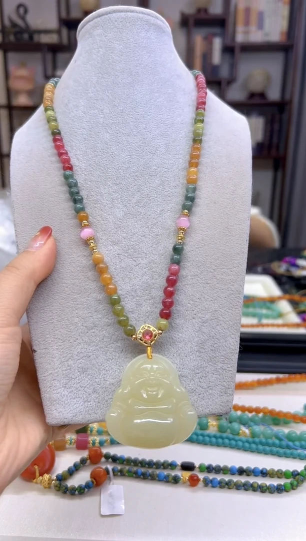 【闪购商品】和田玉毛衣链未镶嵌M214