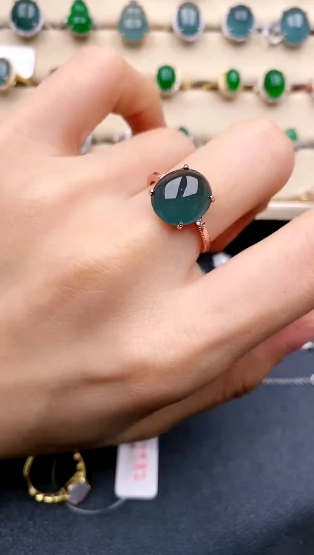 【闪购商品】翡翠戒指银S925镶嵌.....