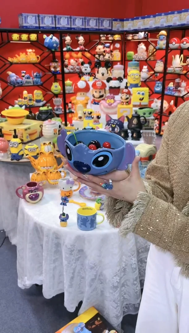 【闪购商品】1@@史迪奇水果沙拉碗