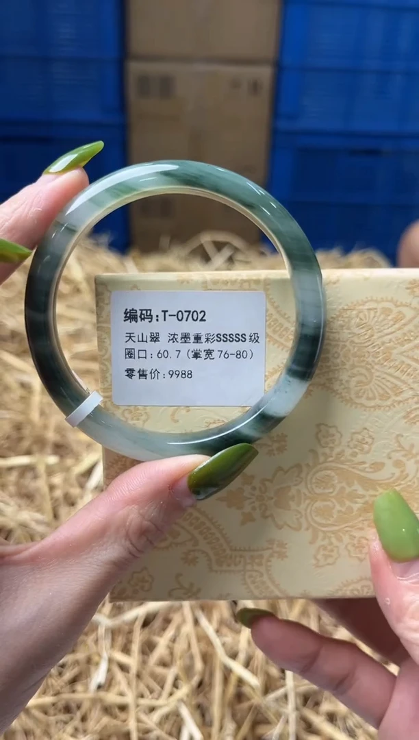 未镶嵌手镯石英质玉T0702