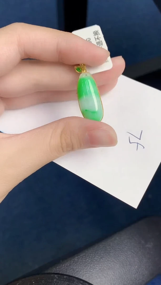 【闪购商品】翡翠颈饰18K金镶嵌000000000