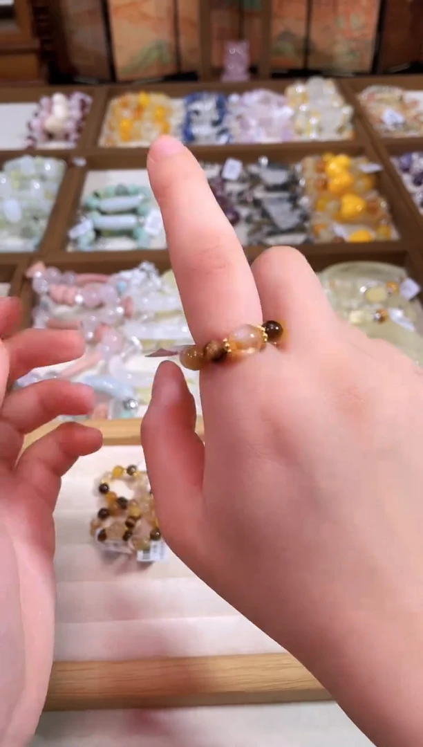 水晶手链合金A-1398